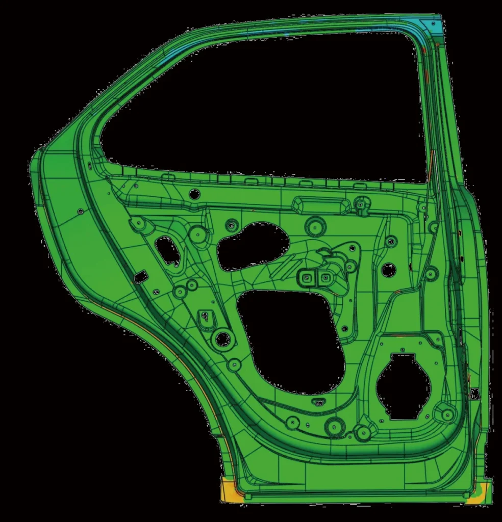 Résultat de numérisation 3D avec FreeScan Trak Pro2