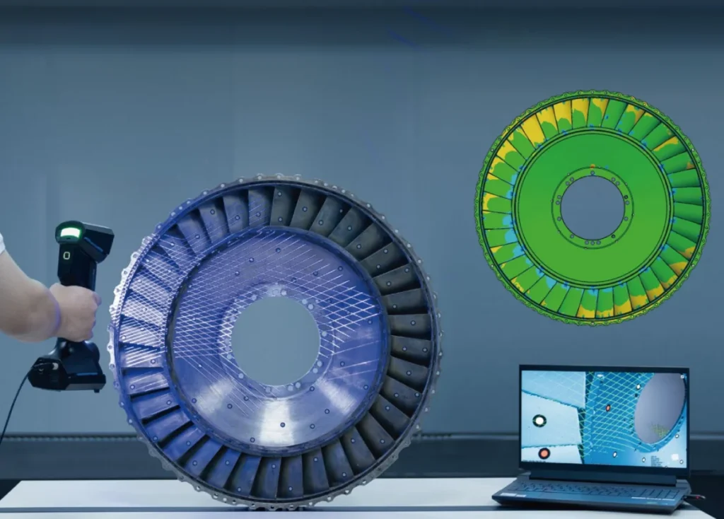 Résultat de numérisation 3D avec FreeScan UE Pro